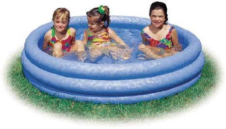 INTEX Crystal Blue Kids Outdoor Inflatable 66"  x 15"Swimming Pool 58446EP