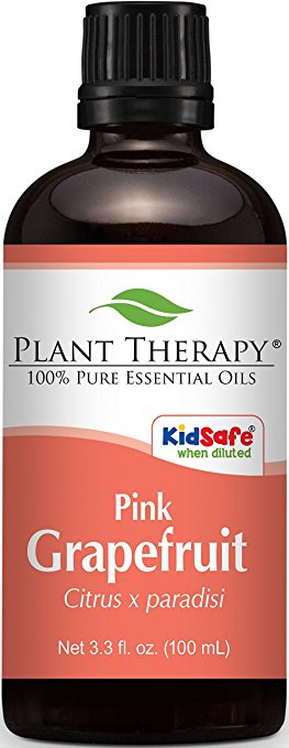 Plant Therapy Grapefruit Pink Essential Oil 100 mL (3.3 oz) 100% Pure, Undiluted, Therapeutic Grade