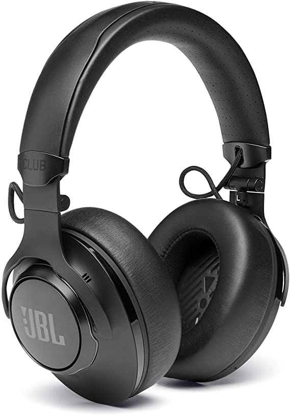 JBL Club 950NC Premium Wireless Over-Ear Headphones with Hi-Res Sound Quality and Adaptive Noise Cancellation - Black