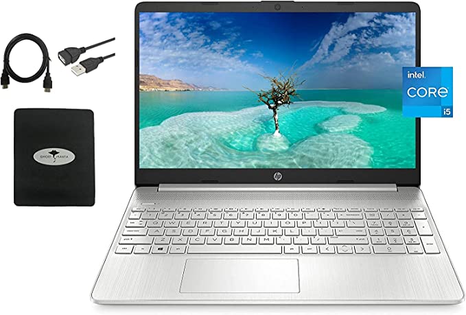 HP 15.6 FHD IPS Flagship Laptop Computer, 11th Gen Intel 4-Core i5-1135G7(Up to 4.2GHz, Beat i7-1060G7), 16GB RAM, 512GB PCIe SSD, Iris Xe Graphics, WiFi, Bluetooth, Win11, Silver