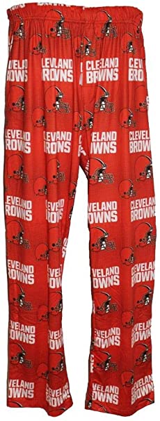 FOCO Cleveland Browns Men's Scatter Pattern Pajama Lounge Multi Color Pants