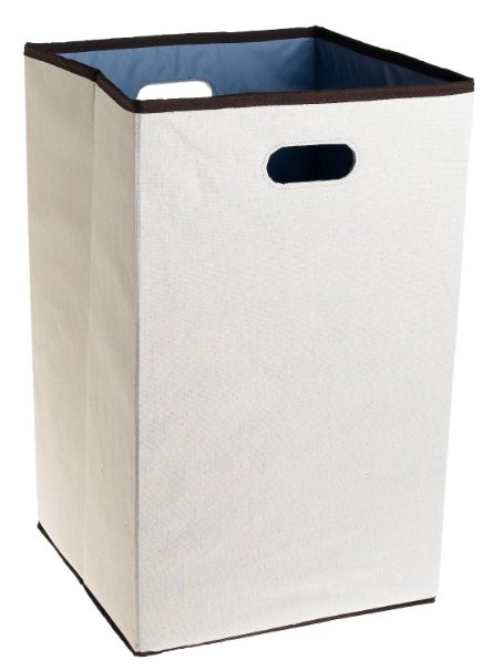 Rubbermaid 4D06 Configurations 23-Inch Foldable Laundry Hamper, Natural 2 Hampers