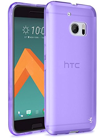 HTC 10 Case, LK Ultra [Slim Thin] TPU Rubber Soft Skin Silicone Protective Case Cover for HTC 10 (Purple)