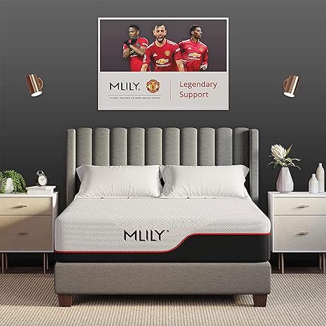 MLILY 12 Inch Twin XL Mattress, Manchester United Memory Foam Mattress in a Box Made in USA, Medium Plush, CertiPUR-US Certified