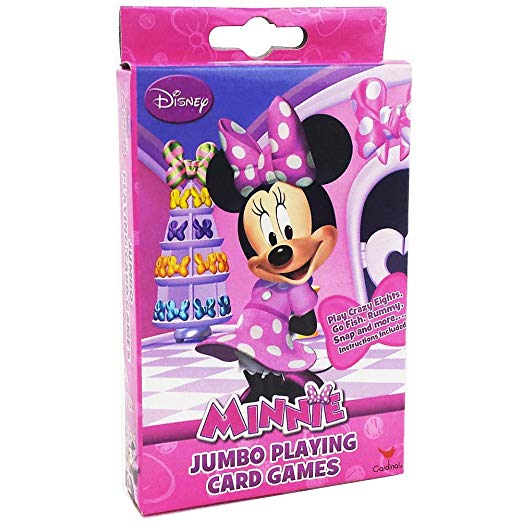 Disney Minnie Mouse Bowtique Jumbo Playing Cards - Oversized Kids Card Deck