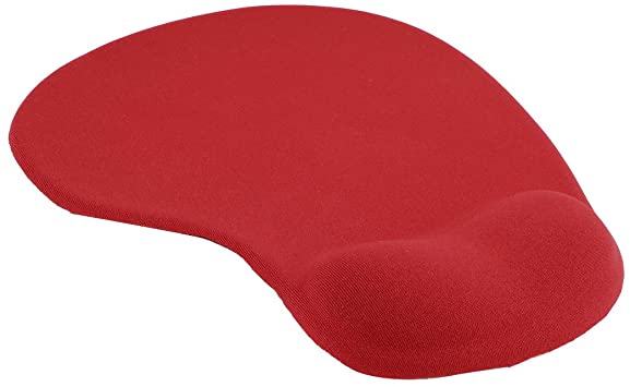 uxcell Silicone Gel Home Desktop Anti-Slip Wrist Rest Support Mouse Pad Mat Red