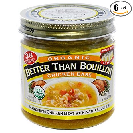 Better Than Bouillon Organic Chicken Soup Base, 8 Ounce -- 6 per case.