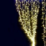 Outop 300led Window Curtain Icicle Lights String Fairy Light Wedding Party Home Garden Decorations 3m3m Warm White