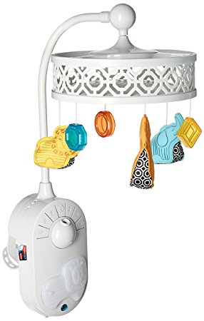 Fisher-Price Jonathan Adler Collection Projection Mobile, White