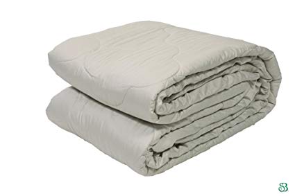 Certified Organic Merino Wool Comforter PLATINUM in Full/Queen Size, 86x86'' by Sleep & Beyond®