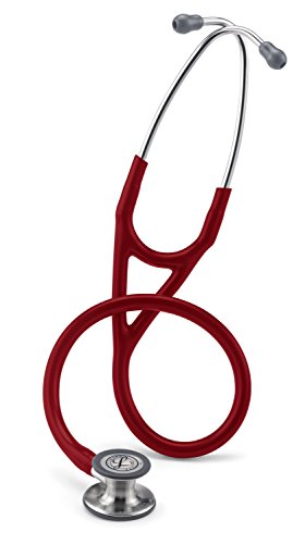 3M Littmann 6153 Cardiology IV Stethoscope, Standard-Finish Chestpiece, 27", Burgundy Tube