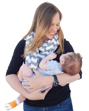 Two-Sided Infinity Nursing Scarf and Cover for Breastfeeding Babies and Mothers The Softest Most Stylish Way to Nurse Your Baby in Total Privacy Premium Quality Nursing Cover Fits Plus-Sized MomsToo