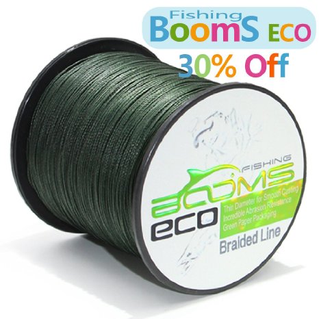 [Pre-spring Deals ] Booms Fishing ECO 100% UHMWPE Braided Fishing Line All Size Available