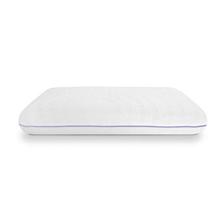 SensorPEDIC Lavender Bed Pillow, Standard, White/Purple
