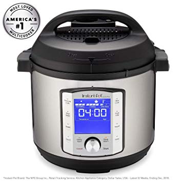 Instant Pot 6QT Duo Evo Plus Electric Pressure Cooker, 6-QT, Stainless Steel/Black