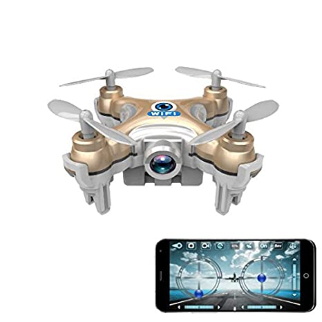 Generic Cheerson CX-10W CX10W Mini Wifi FPV With Camera 2.4G 4CH 6 Axis LED RC Quadcopter