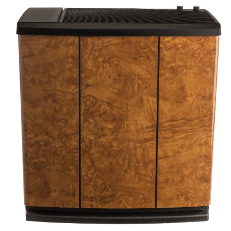 AIRCARE H12-400HB 3-Speed Whole-House Console-Style Evaporative Humidifier Oak Burl
