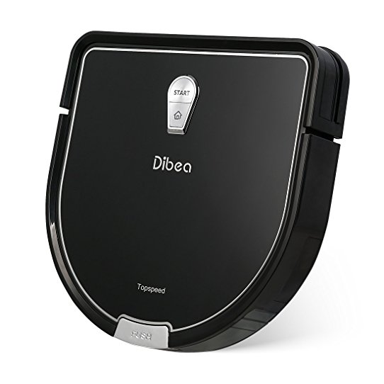 Dibea D960 Robot Vacuum Cleaner, Smart Self-Charging Robot with Precise Edge Cleaning Technology for Pet Hair Thin Carpets