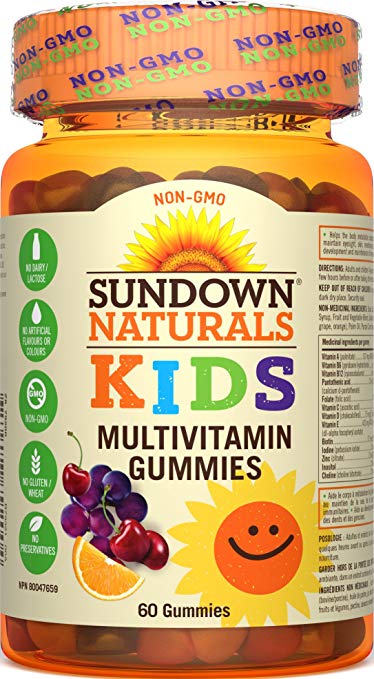 Sundown Naturals Non-gmo Kids Multivitamin Gummies, 60 Count