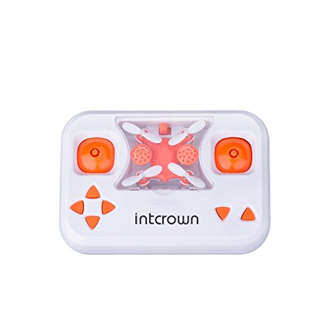 Intcrown Nano Quadcopter Mini Drone With Intelligent Fixed Altitude and 3D Flip Function