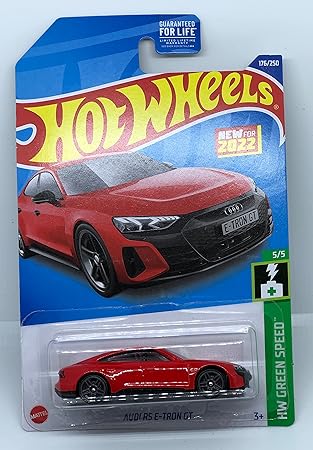Hot Wheels 2022 - Audi RS E-TRON GT - Red - HW Green Speed 5/5-176/250