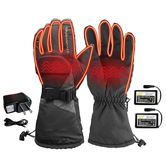 Heated Gloves for Men&Women, Electric Heated Gloves, Battery Operated Mittens
