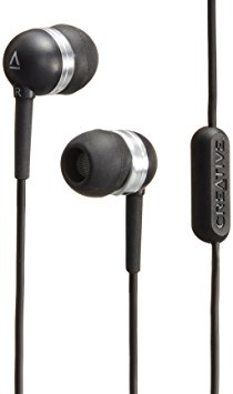 Creative EP-630i In-Ear Noise Isolating Headphone for Apple iPhone (Black)