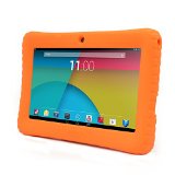 TabSuit Soft Silicone Gel Rubber Case Cover for 7 Dragon Touch Y88XY88 KingPad K70 NeuTab N7 N7 Pro and more 7 inch tablets Orange