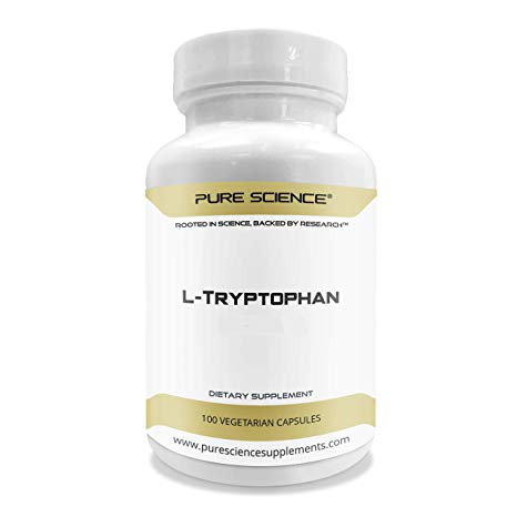 Pure Science L-Tryptophan 500mg – 100 Vegetarian Capsules
