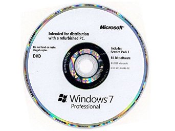 Windows 7 Professional 64 Bit Refurbished MAR English  UK