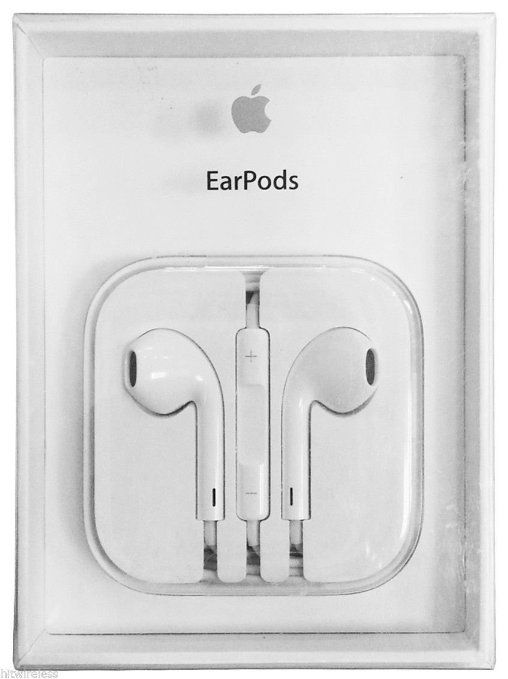 100% Genuine Original OEM Apple Iphone 5s Earpods Earphones Handsfree w/ Mic MD827LL/A