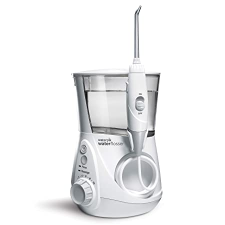 Waterpik WP-660 Water Flosser Electric Dental Countertop Professional Oral Irrigator For Teeth, Aquarius, White