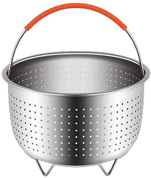 Steamer Basket for Instant Pot, Vegetable Steamer Basket Stainless Steel Steamer Basket Insert for Pots (8qt)