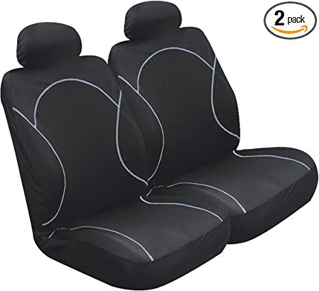 Type S SC54942-6/1 Black Universal Seatcover, 2 Pack