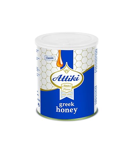 Attiki - Greek Natural Honey From Mountains with Thyme, Wild Flowers & Herbs 250gr