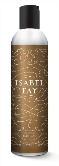 8 OZ Premium Silicone Based Personal Lubricant, Isabel Fay. FDA registered medical device. Best Silicone Sex Lube for Men and Women. Great for full body massage. Long lasting. Never sticky.