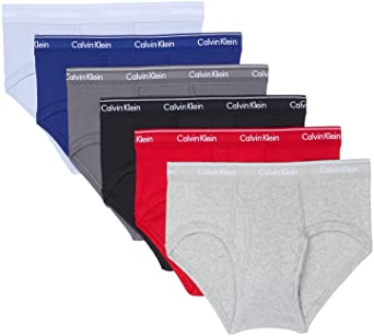 Calvin Klein Men's Underwear Cotton Classics 6-Pack Hip Brief