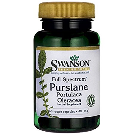 Swanson Full Spectrum Purslane 400 mg 60 Veg Caps