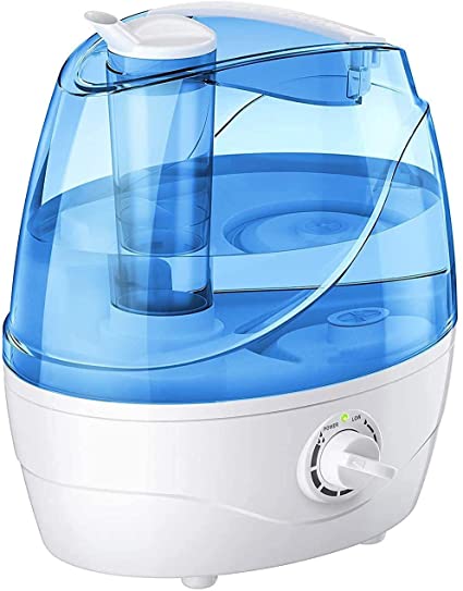 Cool Mist Humidifiers, with 360°Nozzle, VASLON Humidifiers, Auto Shut-Off, Adjustable Mist Output and Long Working Time, Humidifiers for Babies Nursery ,Quiet Ultrasonic Humidifiers Easy to Clean Air Humidifier