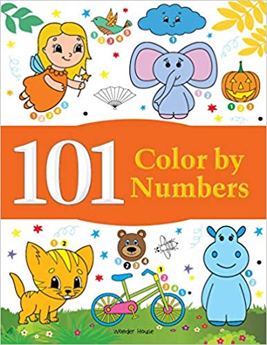 101 Color By Numbers: Fun Activity Book For Children