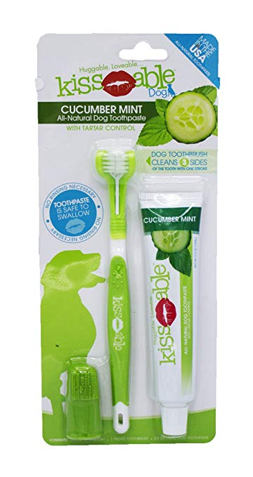 KISSABLE All-Natural Dental Care For All Dogs And Puppies | Best Pet Dental Supplies | Toothbrushes, Toothpastes, And Fingerbrushes For Your Dog