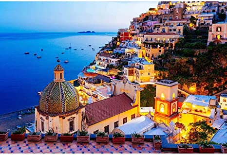 Puzzles for Adults 1000 Piece Jigsaw Puzzles 1000 Pieces for Adults Kids Large Puzzle Game Toys Gift Amalfi Coast 27.5"x 19.6"