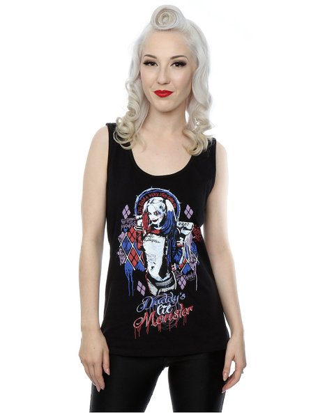 Suicide Squad Women's Harley Quinn Daddy's Lil Monster Tank Top