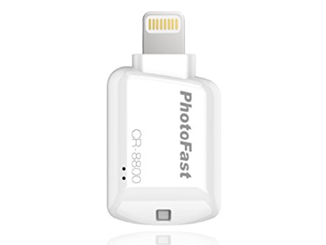 iPhone Micro SD Card Reader OTG by Gigastone Photofast [Mobile lightning MFi Iflash Drive backup for Apple iOS, iPad, iPod, iCloud, Mac, PC]