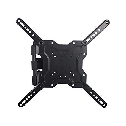 TV Wall Mount Full Motion for 23" to 55" LED LCD Plasma Flat Screen up to 60 lb VESA 400X400 with HDMI Cable, Small, Yuiky