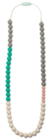 Mama & Little Olivia Silicone Baby Teething Necklace for Moms - Nursing Necklace in Mermaid - Teething Beads and Baby Teething Toys