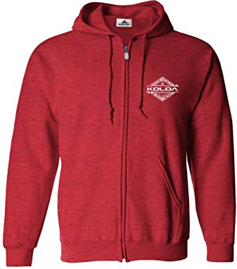 Koloa Diamond Thruster Surfboards Logo Full Zipper Hoodies in Sizes S-5XL