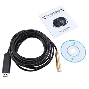 KLAREN USB Waterproof Endoscope Borescope Inspection Camera (15m/49ft)