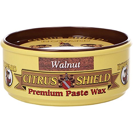 Howard CS4014 Citrus Shield Paste Wax, 11-Ounce, Walnut