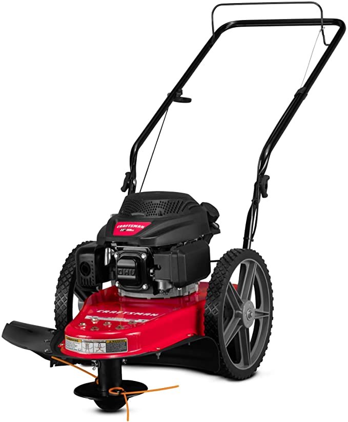 Craftsman 25A-262J793 Walk-Behind High-Wheeled String Trimmer, Liberty Red